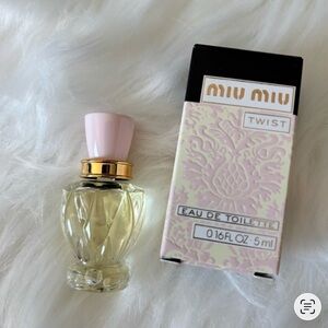 Miu Miu Twist Eau de Toilette 0.16 Oz 5 mL Womens Fragrance Mini Bottle NEW